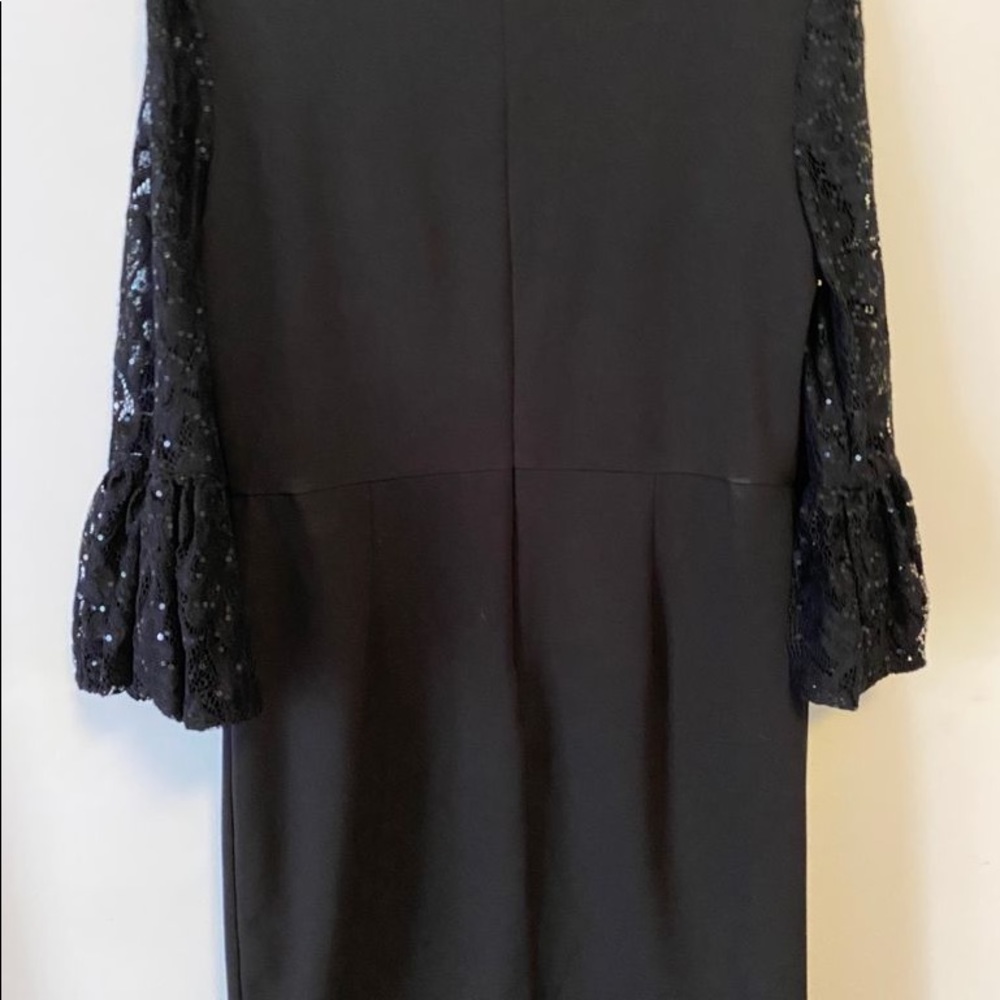 NWOT Scarlett Black Lace sleeves Dress - Picture 3 of 8
